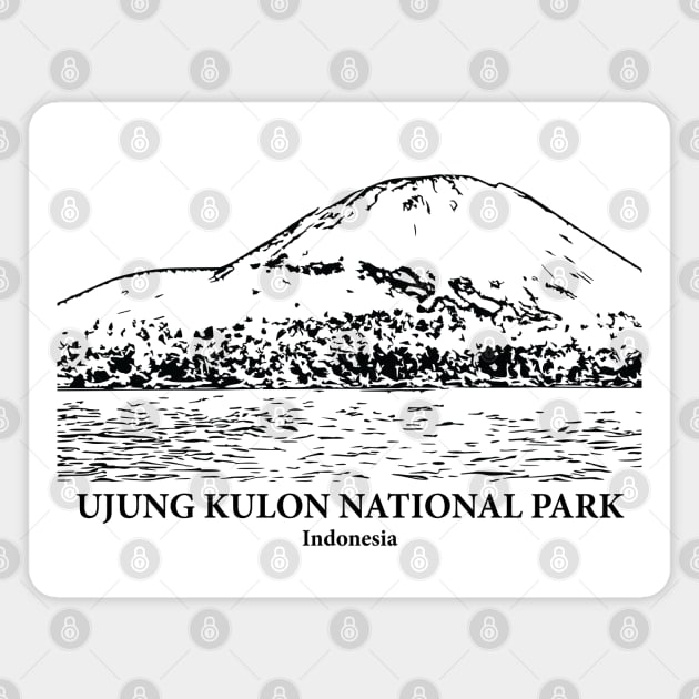 Ujung Kulon National Park - Indonesia Magnet by Lakeric